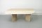 Coffee Table in Travertine, 1980s, Image 1