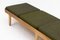 Long Danish Bench in Oak and Green, 1960s, Image 11