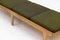 Long Danish Bench in Oak and Green, 1960s, Image 10