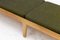 Long Danish Bench in Oak and Green, 1960s, Image 9