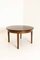 Danish Round Coffee Table in Mahogany, 1960s, Image 1