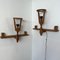 Mid-Century French Shelf Wall Lights from Guillerme & Chambron 2