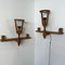 Mid-Century French Shelf Wall Lights from Guillerme & Chambron, Image 2