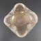 Cuenco Bullicante pequeño de cristal de Murano con motas doradas de Barovier & Toso, Italy, años 50, Imagen 5