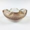 Murano Bullicante Small Bowl with Gold Flecks from Barovier & Toso, Italy, 1950s 8
