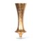 Silvia Leaf Gold Glass Vase from VGnewtrend, Image 1
