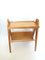 Magazine Rack or Side Table in Oak, 1950s, Image 10