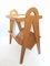 Portariviste o tavolino in quercia, anni '50, Immagine 1