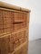 Vintage Rattan and Bamboo Chest of Drawers, Italy, 1970s 14
