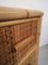 Vintage Rattan and Bamboo Chest of Drawers, Italy, 1970s 10