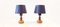 Small Wooden Table Lamps from Aka Electric, Germany, Set of 2 1