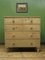 Large Rustic Boatyard Style Stripped Pine Chest of Drawers 1