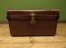 Metal Storage Trunk with Wood Grain Finish 1