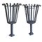 Planters in Iron, Set of 2 1