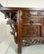 Antique Chinese Elmwood Altar Coffer with Foliage-Carved Spandrels, Image 11