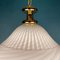 Large Italian Swirl Pendant Lamp in Pink Murano Glass, 1970s, Image 5