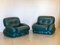 Model Okay Leather Chairs by Adriano Piazzesi, 1970s, Set of 2 3