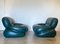 Model Okay Leather Chairs by Adriano Piazzesi, 1970s, Set of 2 2