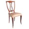 Hall Chairs in Mahogany Attributed to Melchiorre Bega, 1940s, Set of 2 3