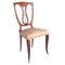 Hall Chairs in Mahogany Attributed to Melchiorre Bega, 1940s, Set of 2, Image 3