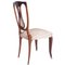 Hall Chairs in Mahogany Attributed to Melchiorre Bega, 1940s, Set of 2, Image 2