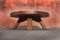 Round Brutalist Solid Oak Coffee Table, 1960s 7