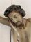 Antique French Hand-Painted Jesus Christ Sculpture in Plaster Polychrome 13