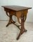 French Art Nouveau Side Table in Oak, 1900 2