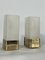 Mid-Century Modern Metal and Opaline Glass Sconces, Italy, 1950s, Set of 2 23