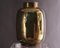 Goldene Vase aus glasierter Keramik von Riccardo Gatti 8