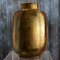 Goldene Vase aus glasierter Keramik von Riccardo Gatti 5