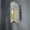 Glass & Brass Leaf Wall Light or Sconce by Carl Fagerlund for Jsb, 1960s 8
