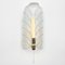 Glass & Brass Leaf Wall Light or Sconce by Carl Fagerlund for Jsb, 1960s 2