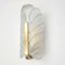 Glass & Brass Leaf Wall Light or Sconce by Carl Fagerlund for Jsb, 1960s 7