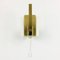 Glass & Brass Leaf Wall Light or Sconce by Carl Fagerlund for Jsb, 1960s 9