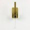 Glass & Brass Leaf Wall Light or Sconce by Carl Fagerlund for Jsb, 1960s, Image 9