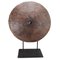 Decorative Round Wood Piece on Iron Stand 4