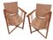 Folding Safari Chairs, Set of 2 1