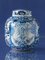 Blaue Delftware Ginger Gläser von Royal Tichelaar Makkum, 2er Set 8