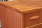 Danish Teak Chest of Drawers with Arched Front 12