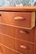 Danish Teak Chest of Drawers with Arched Front, Image 9