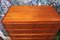 Danish Tall Chest in Teak with Eight Drawers, Image 4