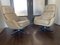 Vintage Scandinavian Space Age Swivel Lounge Chairs by H.W. Klein for Bramin, 1960s, Set of 2 3