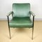 Mid-Century Italian Lounge Chair in Green, 1980s, Image 2