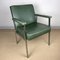 Mid-Century Italian Lounge Chair in Green, 1980s, Image 8