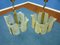 Lampade da soffitto Regency in vetro di Murano e ottone, anni '60, set di 2, Immagine 3