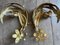 Golden Flower Sconces, Set of 2, Image 4