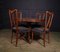 Italienischer Mid-Century Tisch und Stühle, 1950, 5er Set 6