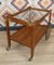 Bar Cart in Wood, Brass & Glass, 1960s 7