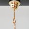 Lámpara colgante de cristal de Murano y latón de Venini para Bakalowits & Söhne, años 80, Imagen 17